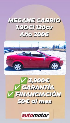 RENAULT MEGANE CABRIO